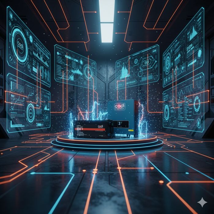 Гібридний інвертор CODI 4200W + LiFePO4 120Ah | Автономне живлення буд