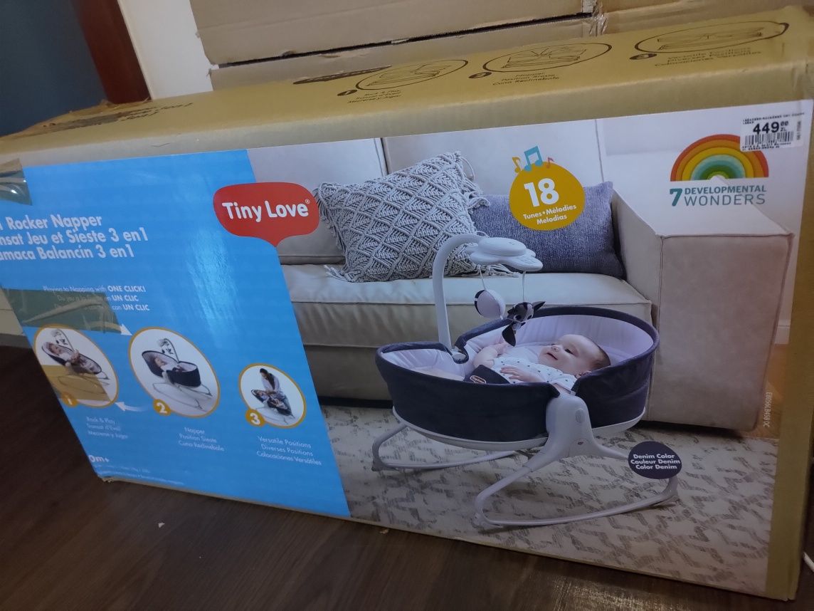 Leżaczek/bujaczek Tiny Love Rocket Napper 3 w 1