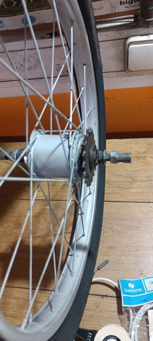 Roda cubo Shimano 3 velocidades