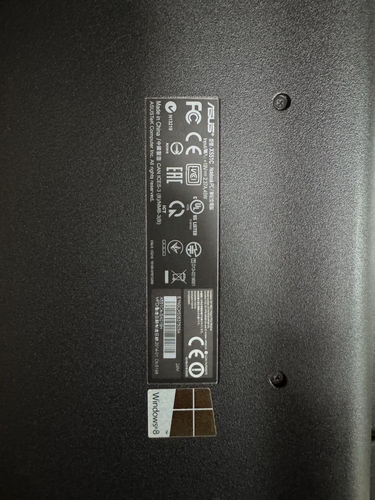 PC portátil Asus X551C