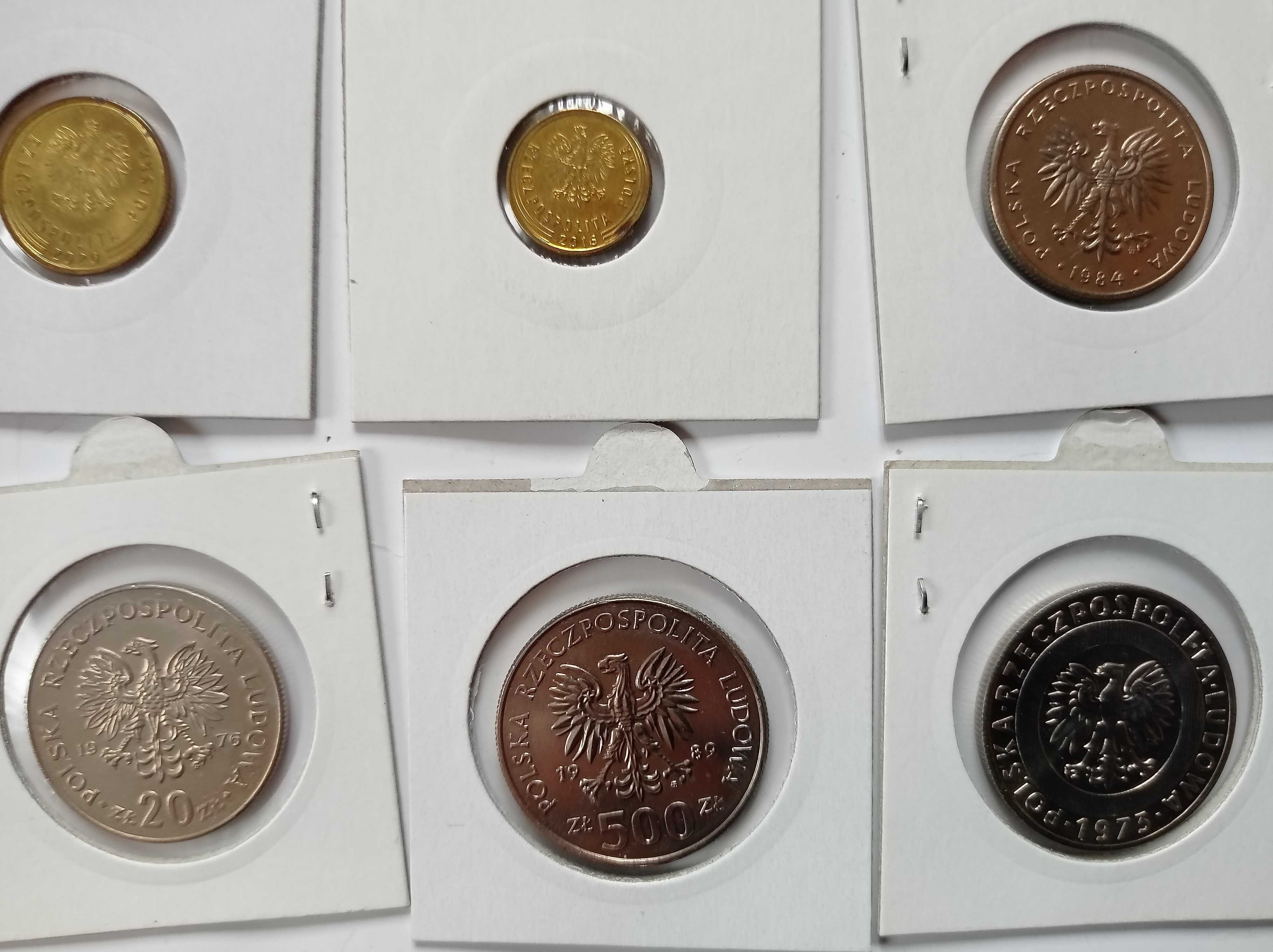 Stare monety UNC - Polska + eurocenty