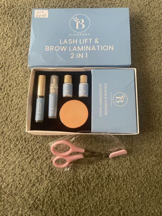 Bloomora zestaw do laminacji brwi i rzęs 0210