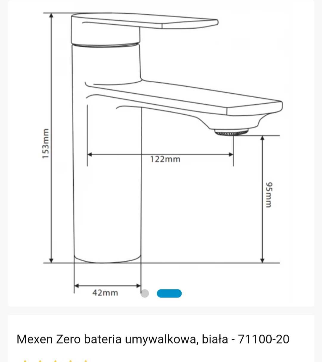 Bateria umywalkowa nowa