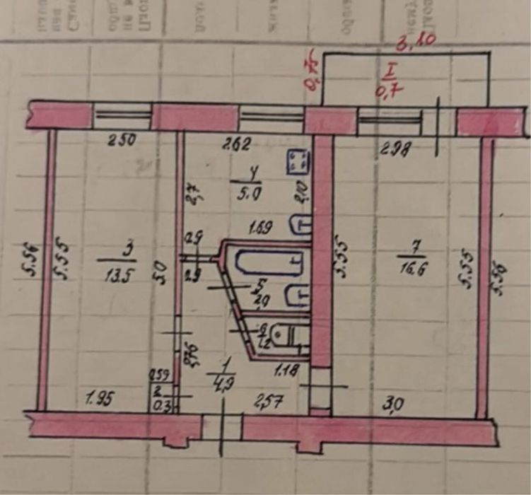 Продам 2-кімнатну квартиру м. Самар, район Податкової