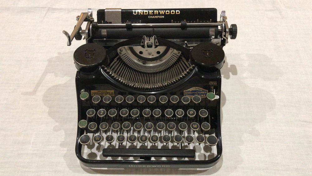 Máquina escrever UNDERWOOD Champion (Ano 1931)