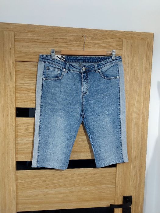 Spodenki męskie jeansowe szorty roz M niebieskie modne stylowe Zara