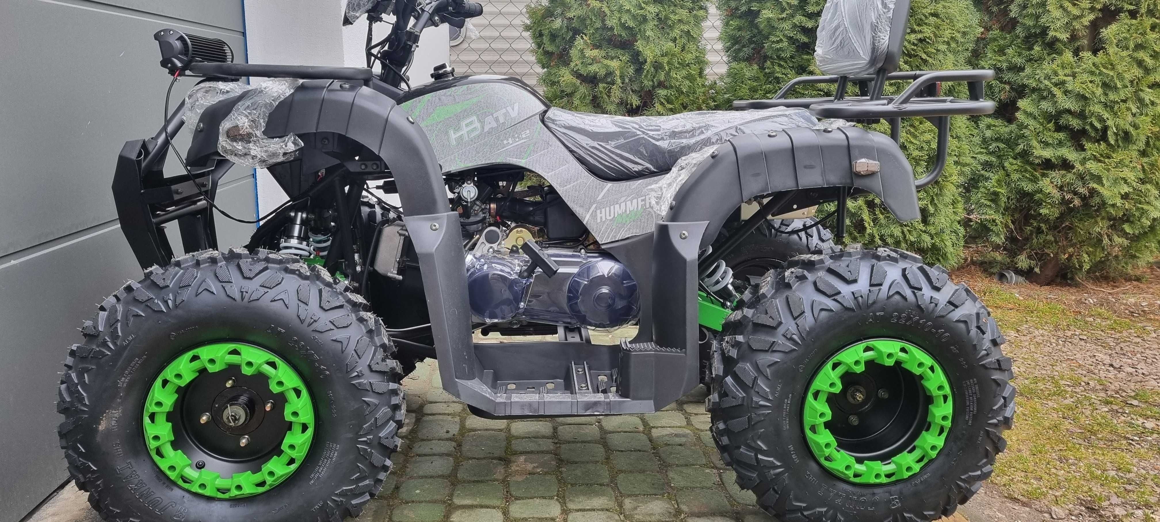 Quad ATV 200A HUMMER MAX KOŁO 10" Czarno Zielony