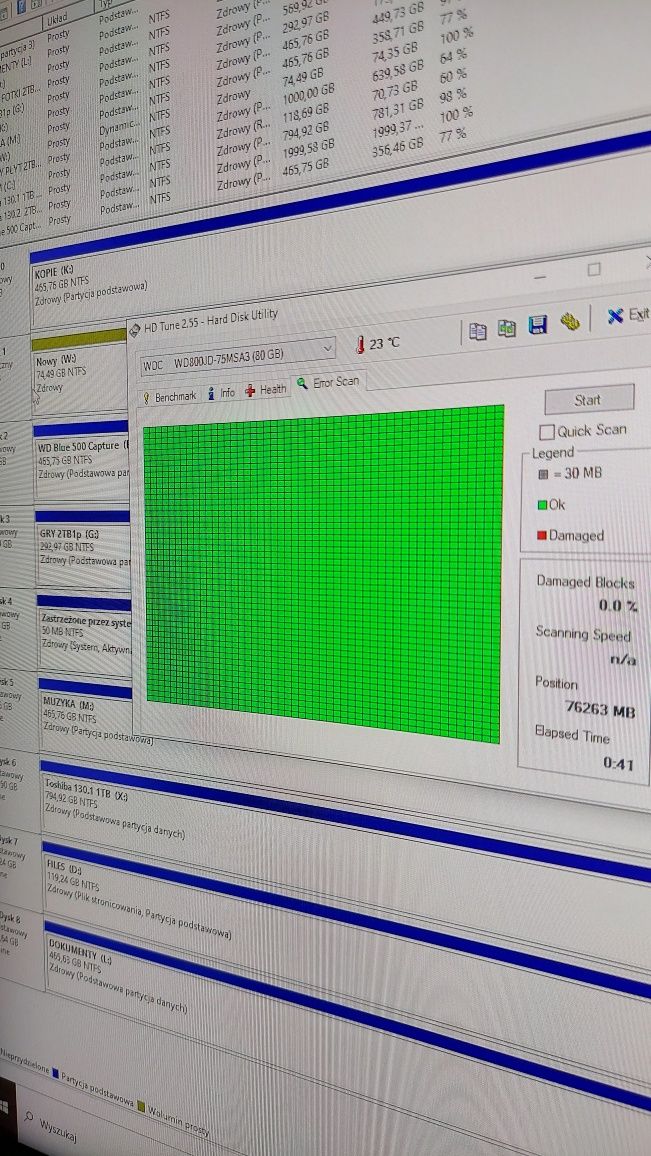 Dysk twardy HDD SATA sprawny 100%