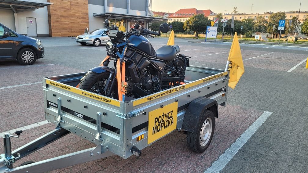 Wynajem motocykla, prawko kat. B, Zontes 125C, Pożycz Moplika