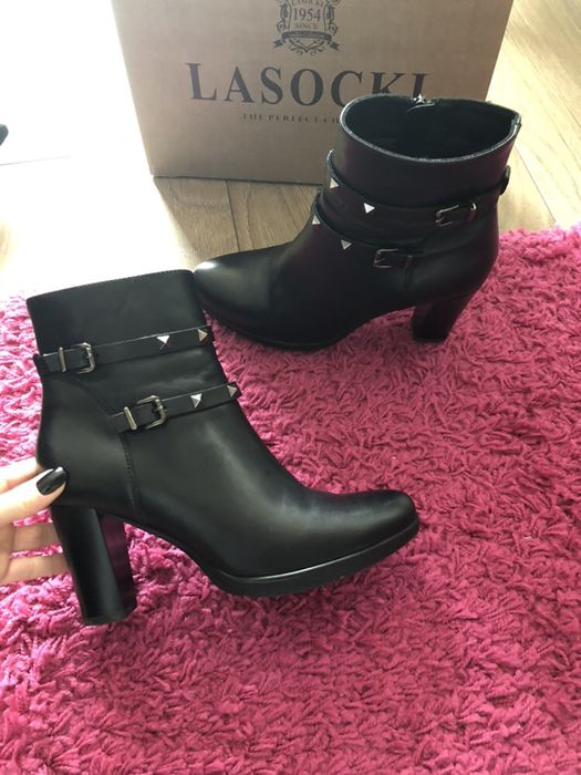 Botki CCC skóra 39 ocieplane