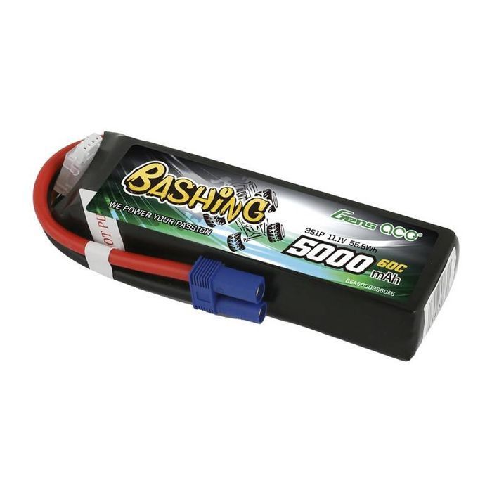 Akumulator Lipo Gens Ace Bashing 5000Mah 11,1V 3S1P 60C Ec5