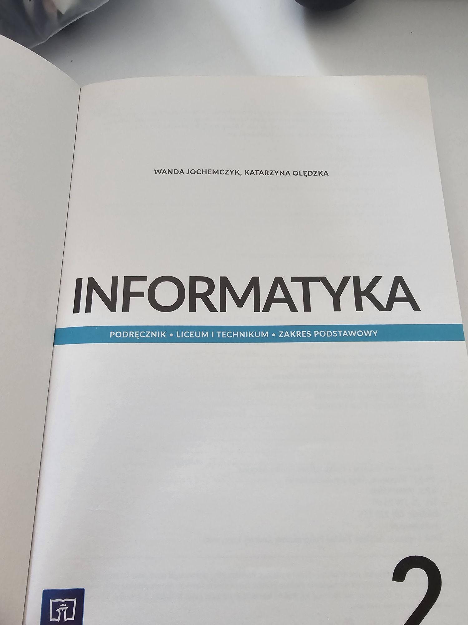 Informatyka 2 Zakres Podstawowy Jochemczyk Olędzka