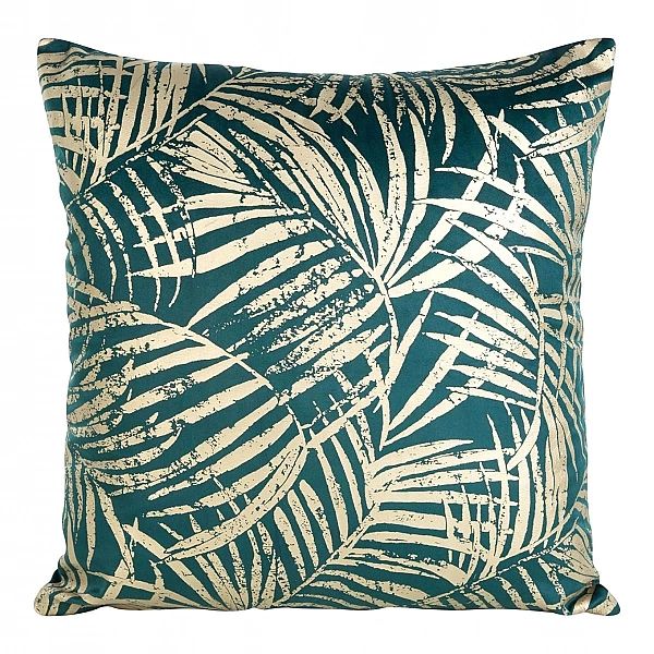 Poszewka dekoracyjna na poduszkę WELUROWA 45x45 Velvet BLINK26 c. turk