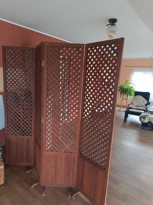 Parawan drewno tekowe