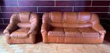 Skórzana Sofa z fotelem