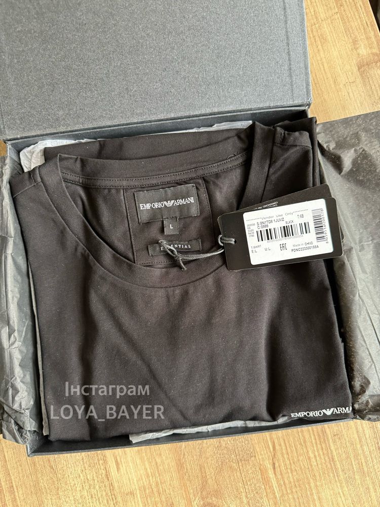 Набір футболок Emporio Armani подарункова коробка М, L, XL, XXL