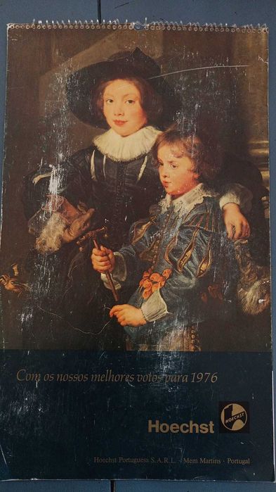 Calendários antigos antre 1967 e 1996