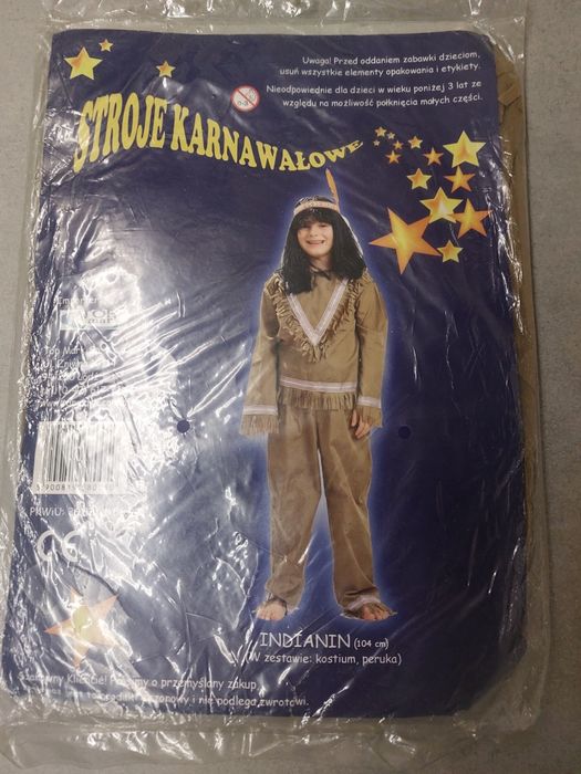 Strój indianina przebranie kostium Bal karnawałowy kostium Andrzejki