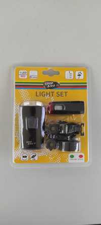 Zestaw światełek LED do roweru USB Nowe!
