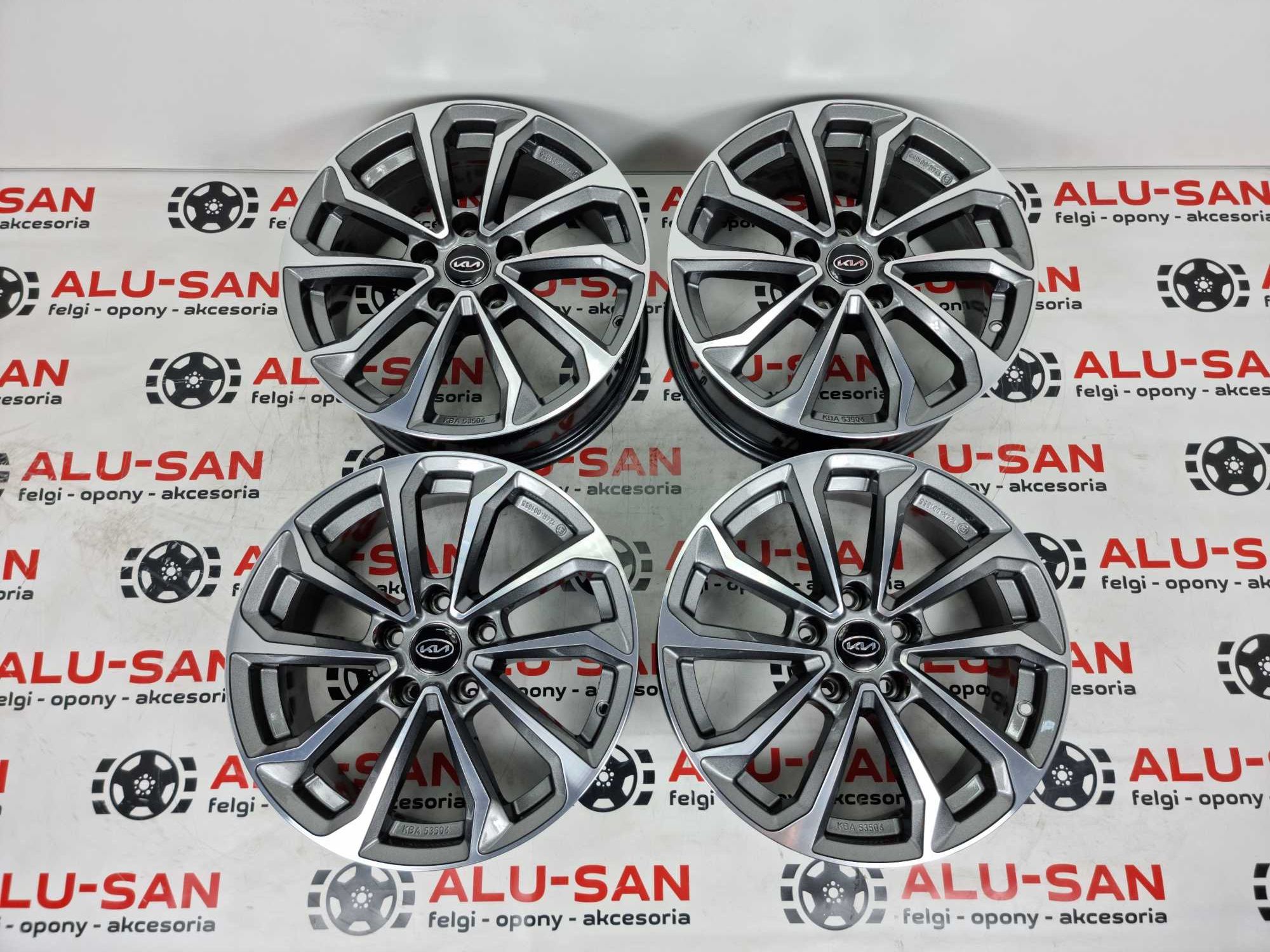 NOWE alufelgi KIA 17' 5x114,3 Carnival Cee'd Sportage Soul - Grafit