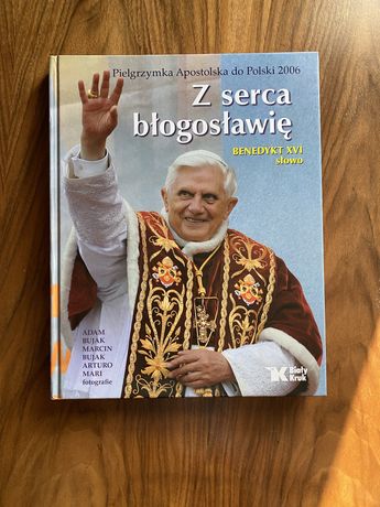 Książka Z serca błogosławię Benedykt XVI  używana