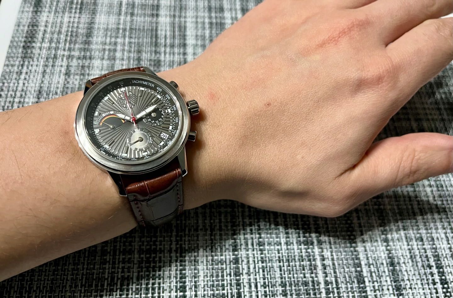 Zegarek Męski Orzeł Prawo i Wolność Seiko mechaquartz caliber VK83