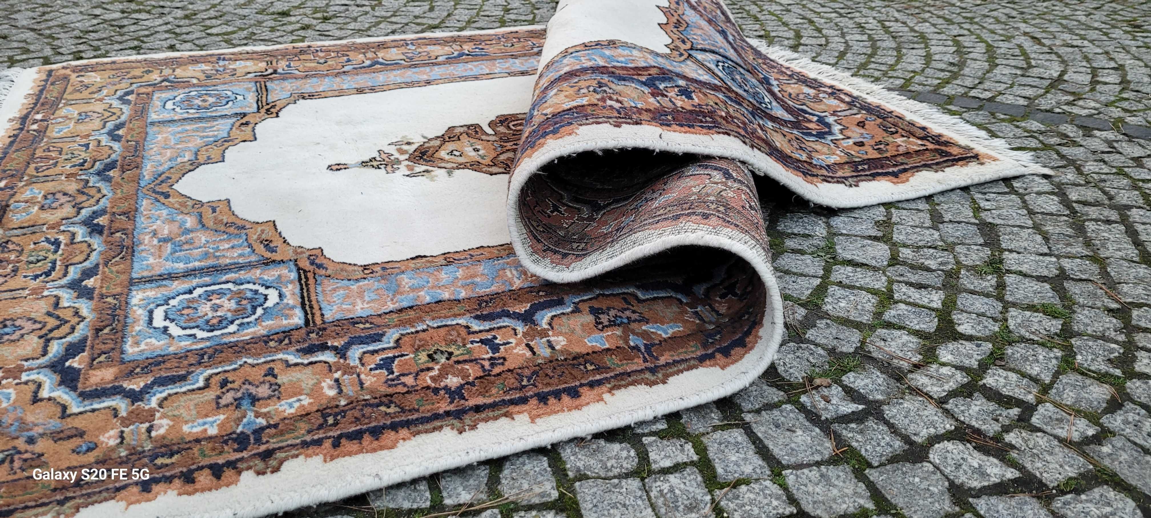 -70% Indo tebriz lśniący dywan perski r.tkany 160/260cm