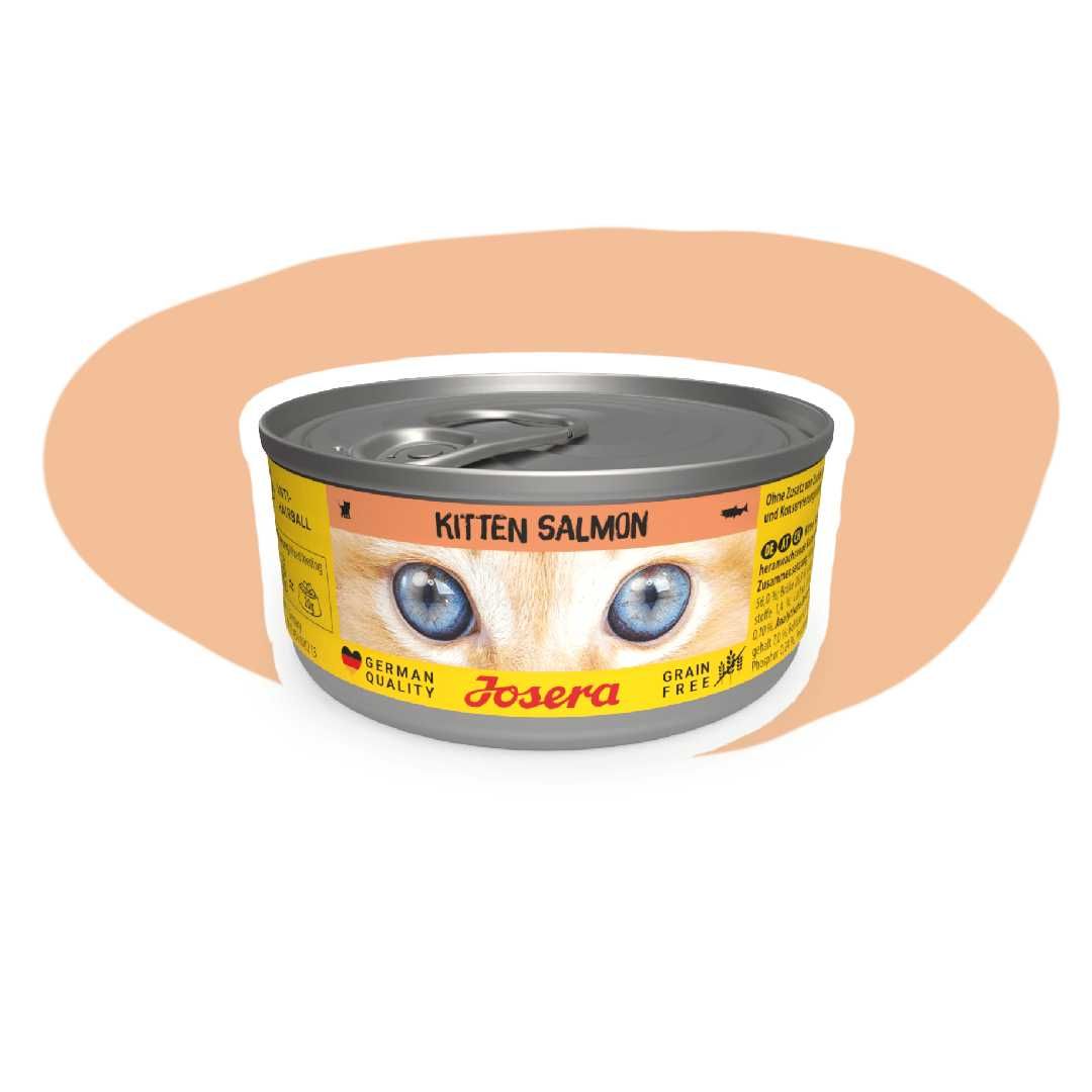 Josera Kitten Salmon Łosoś 6x85g dla kociąt