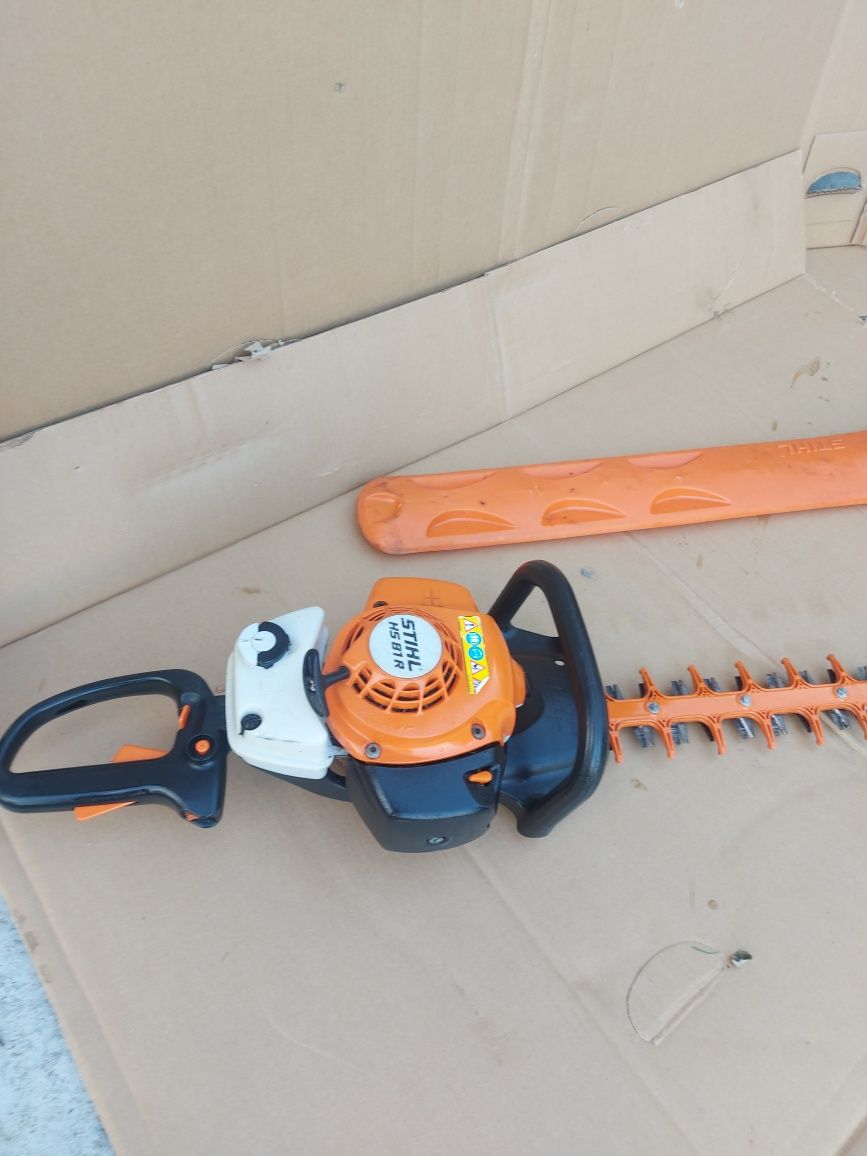 Stihl hs 81 R - Profesjonalne nożyce spalinowe do żywopłotu  , prowadn