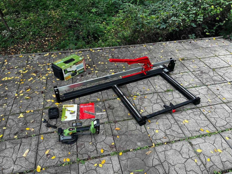 Плиткоріз NOVQO 3051 (1200мм) +Віброприсоска Procraft, Повний комплект