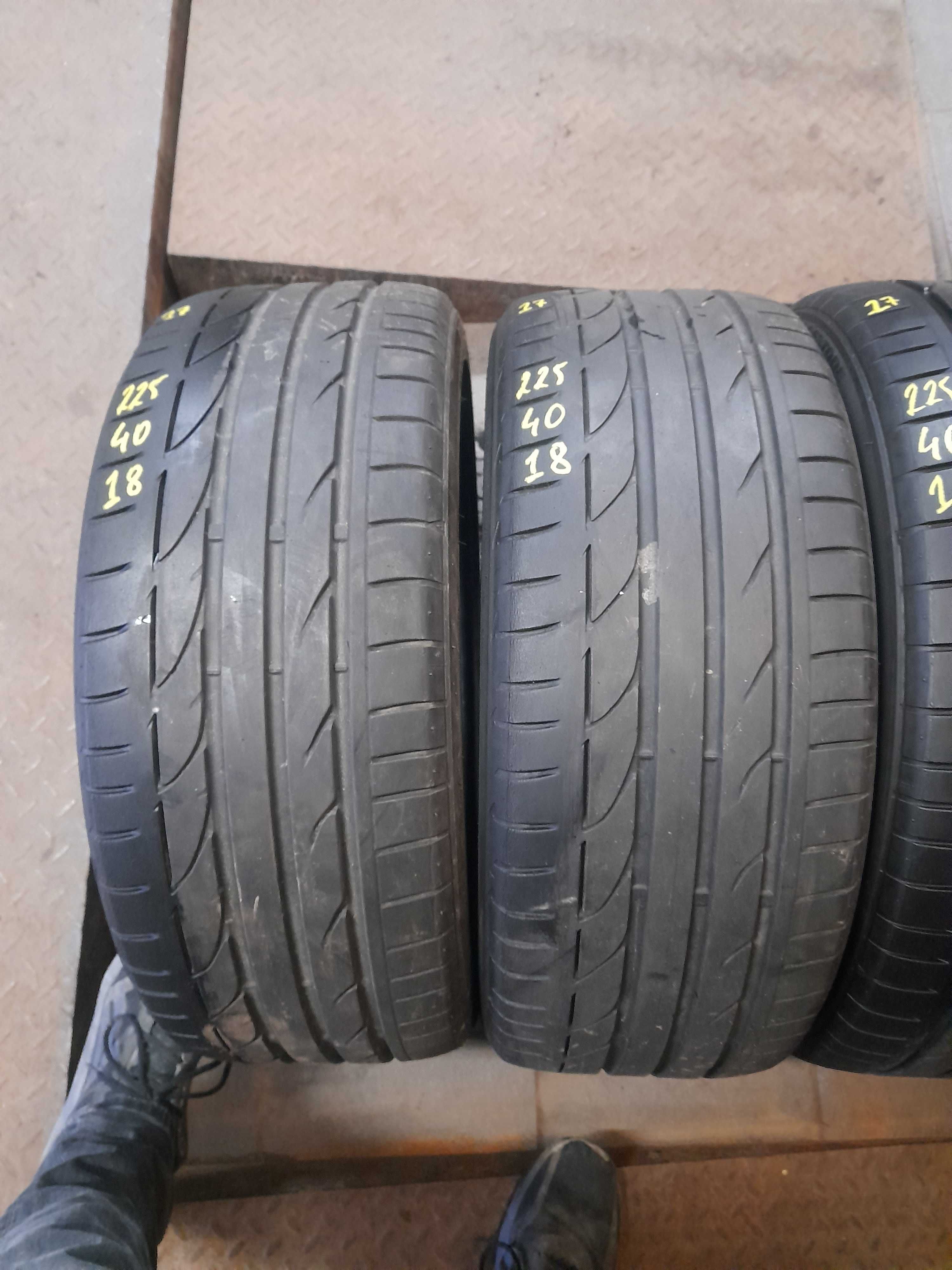 Opony używane 225/40r18 Bridgestone