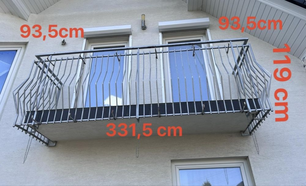 Sprzedam balustrade balkonowa po demontazu
