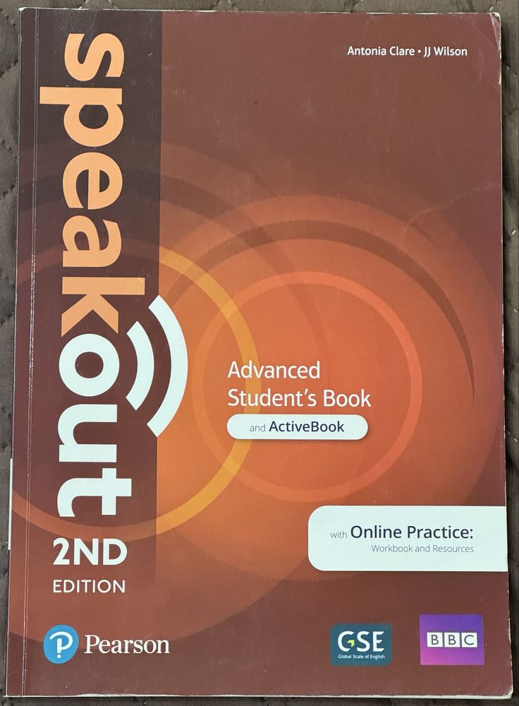 Speakout Advanced Student’s Book 2nd edition Pearson