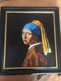 Kopia obrazu „Dziewczyna z perłą” Vermeera