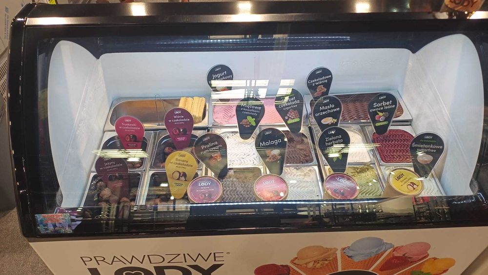 NOWA zamrażarka lody lodów kuweciara 9 smaków M400Q konserwator DOSTAW