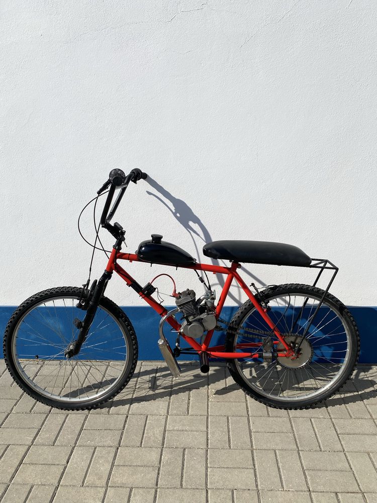 Bicicleta motorizada 100cc COMO NOVA