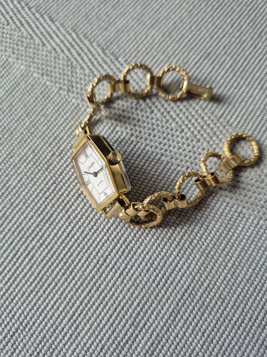 Piekny stary zegarek kwarcowy Glashütte