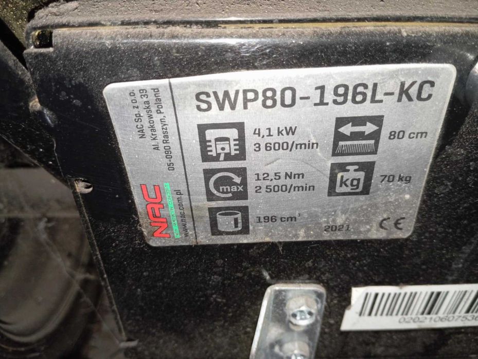 zamiatarka NAC SPALINOWA LONCIN 196cm3 NAPĘD 80 CM