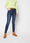 B.P.C jeansy skinny granatowe z wysokim stanem 46