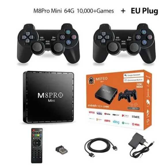Ігрова дитяча приставка-консоль M8 Рro Android Wireless на 10000 ігор
