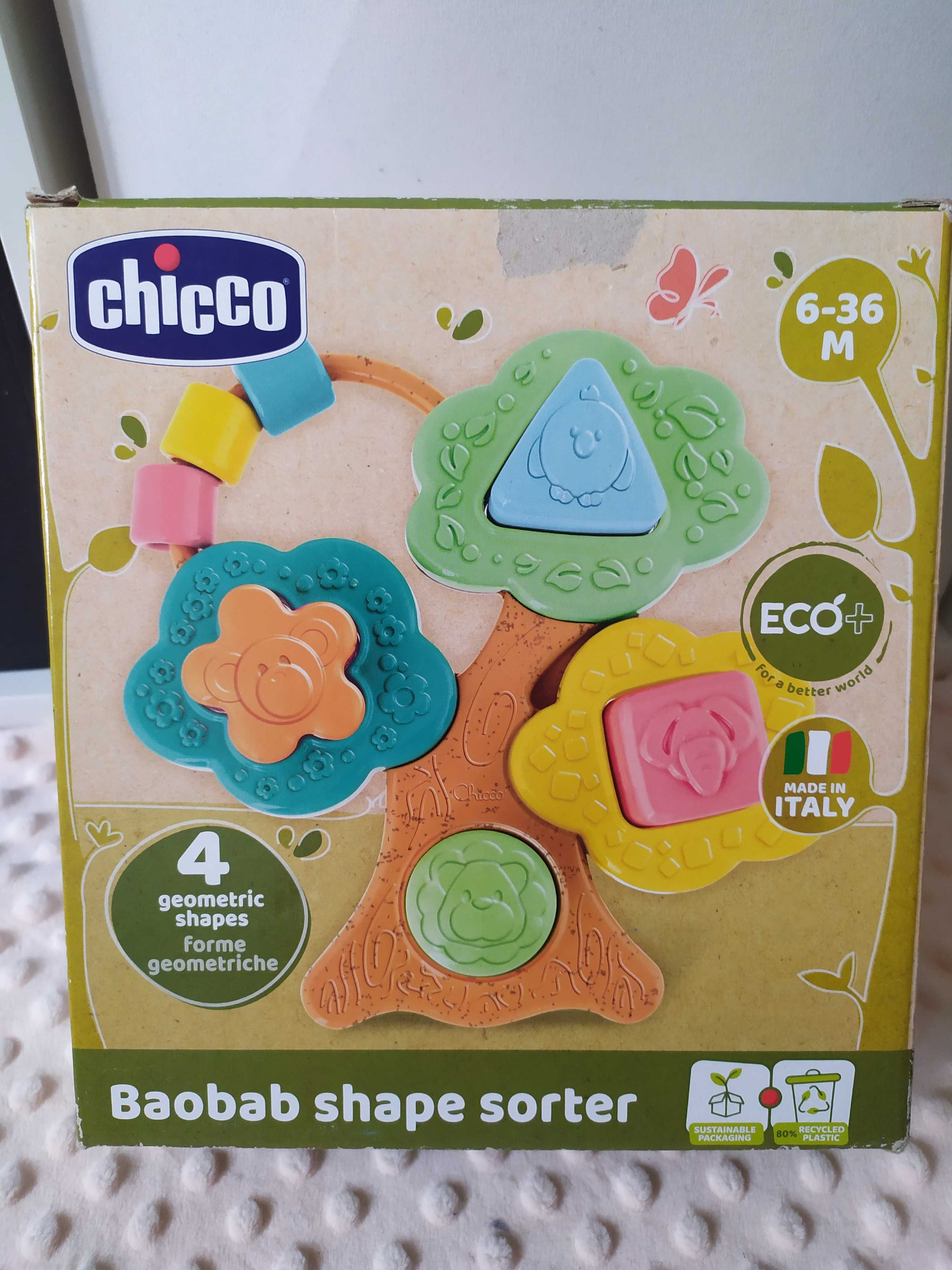 Chicco Eco+ sorter kształtów baobab