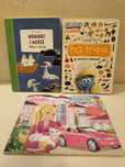 3 ksiazki Muminki Smerfy Barbie stan bardzo dobry Zestaw