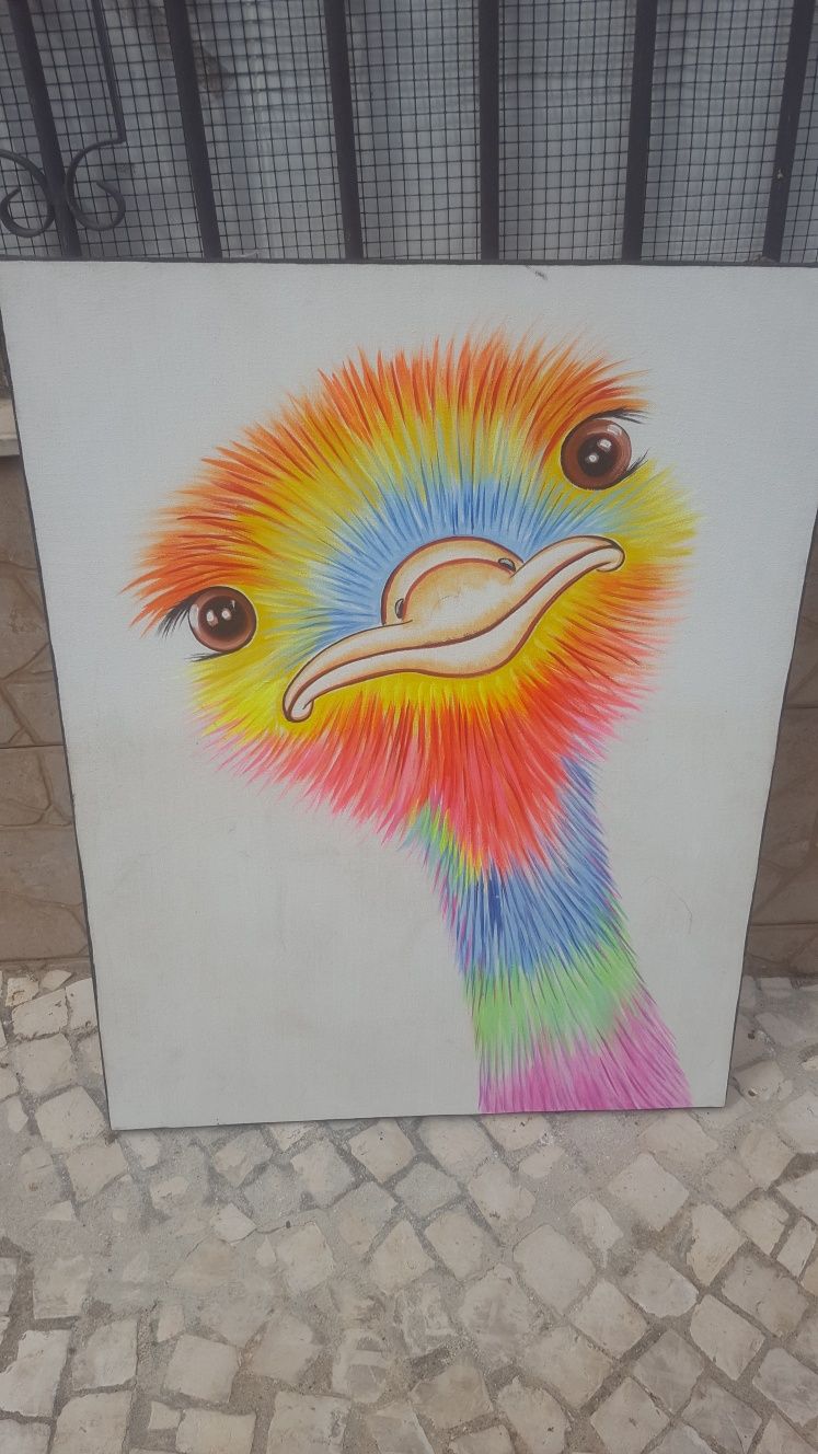 Pintura em tela para quarto de crianças