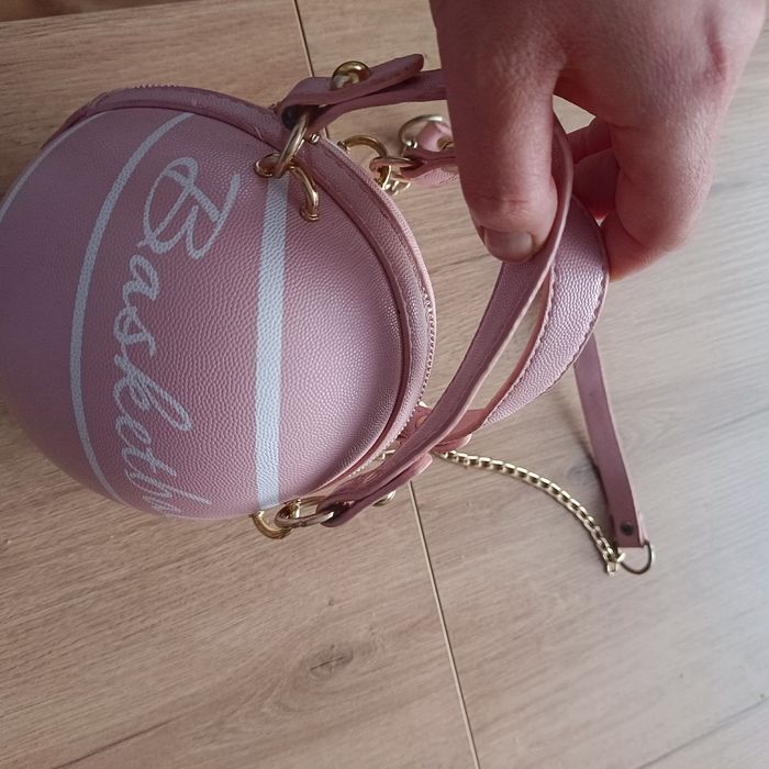 Torebka piłka  różowa