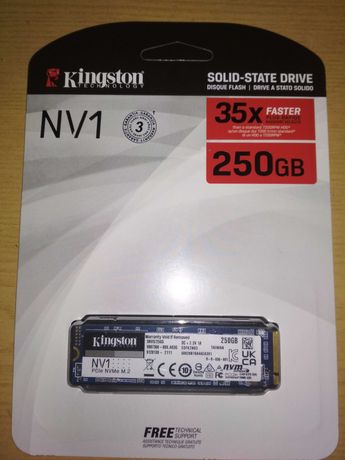 SSD Kingston NV1 250gb NVMe Новый Гарантия_3000