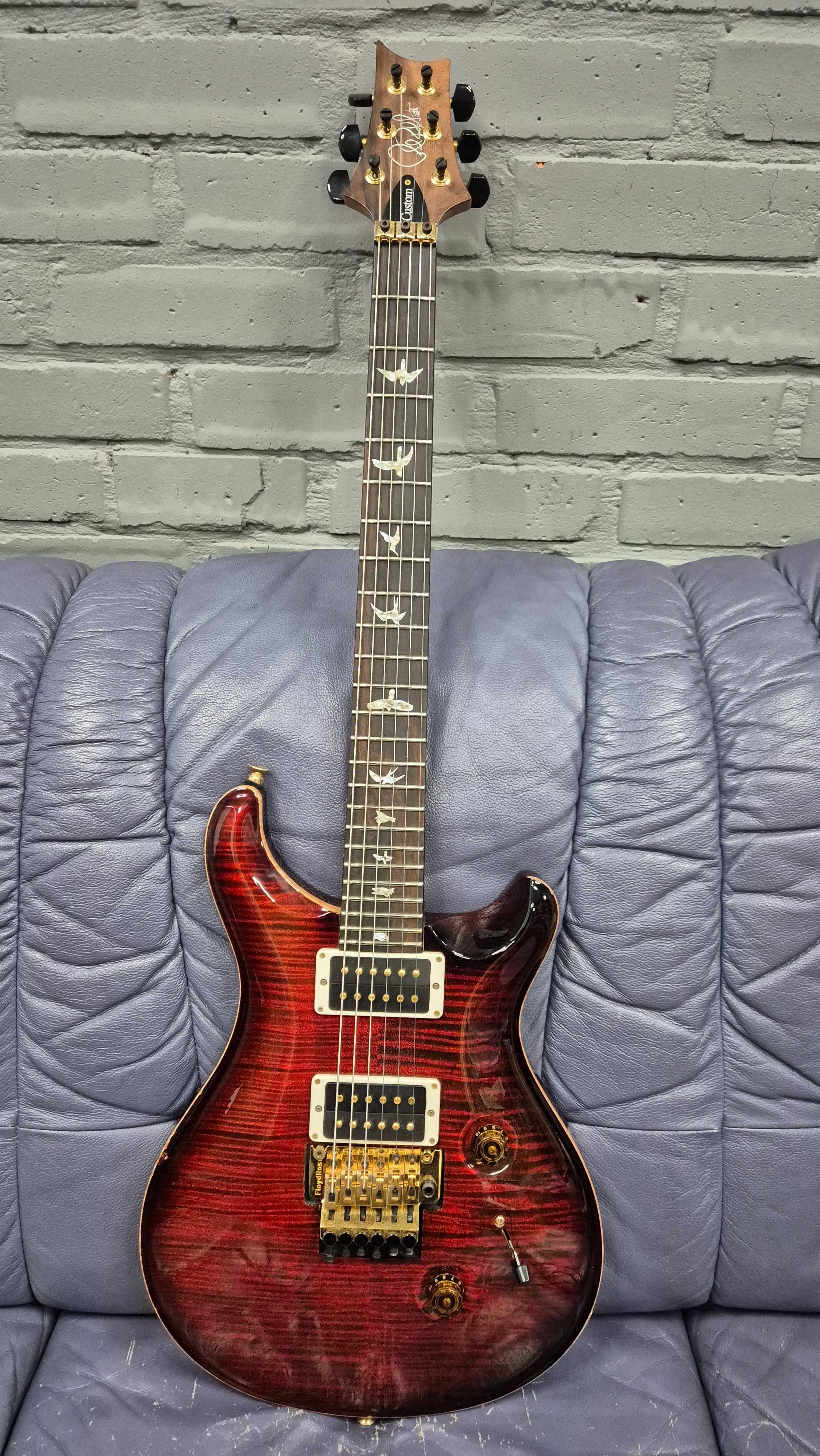 PRS Custom 24 Floyd Artist Package 2014 Fire Red Brazilian Rosewood
