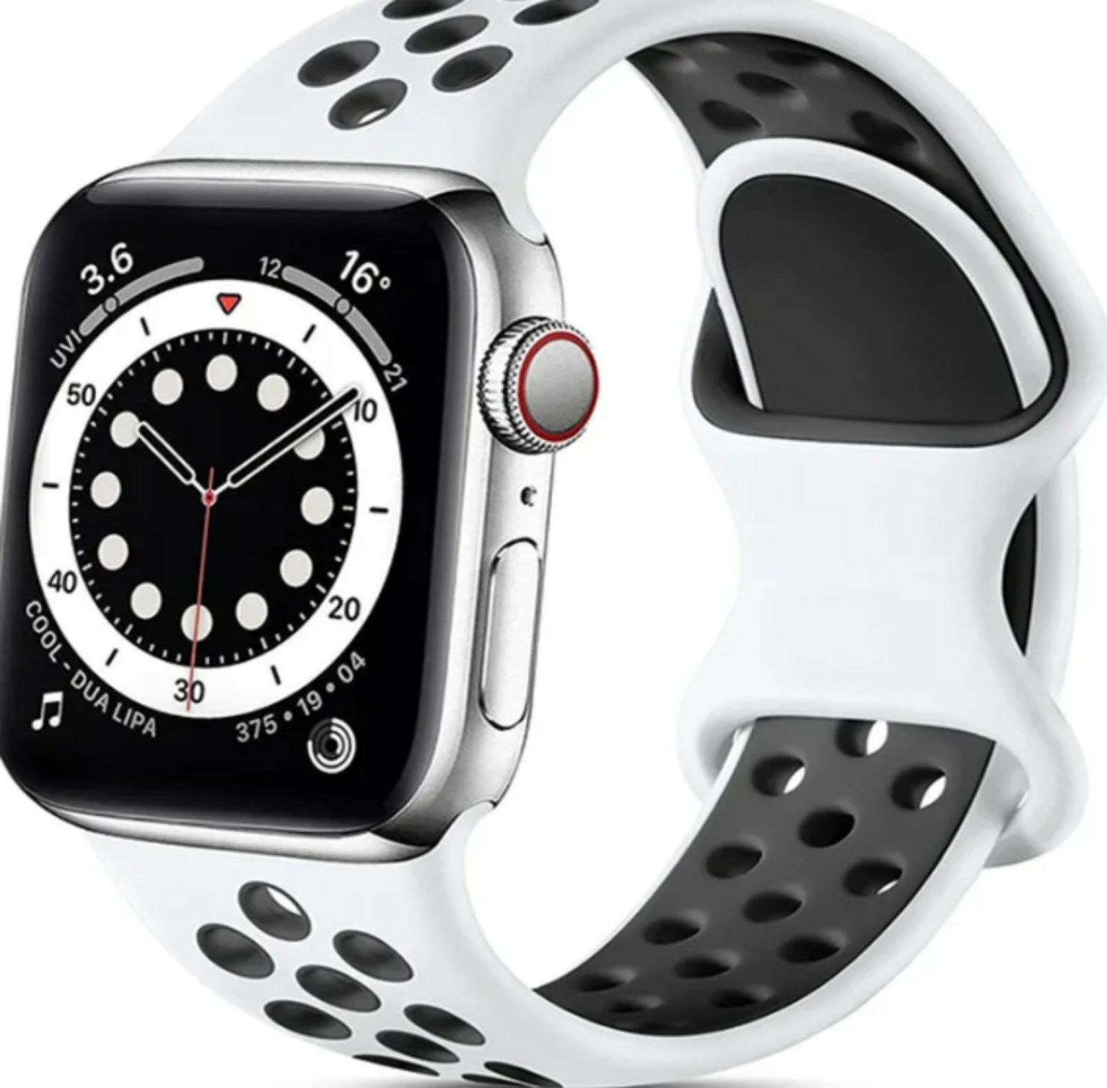 Защита экрана для Apple Watch 49мм, ремешок силиконовый