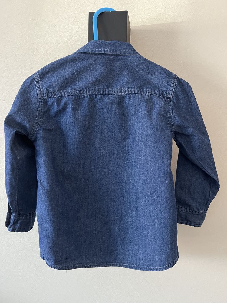 Primark Rebel miękka koszula dżinsowa jeansowa r. 2/3 lata 98 cm