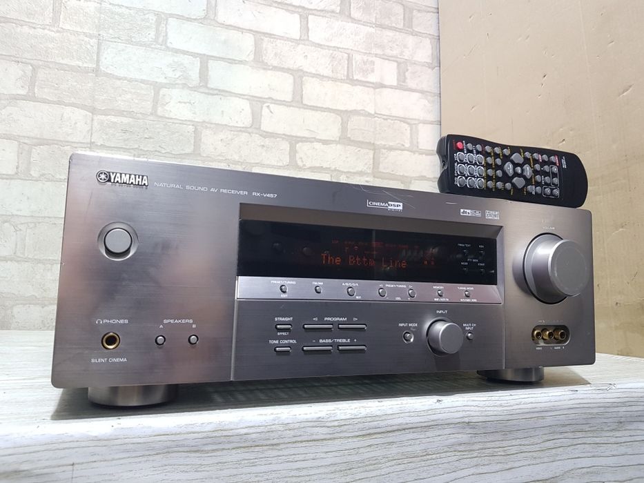 Пульт!FM/AM Стерео ресивер/підсилювач Yamaha RX-V 457 6x130Вт б/у+1
