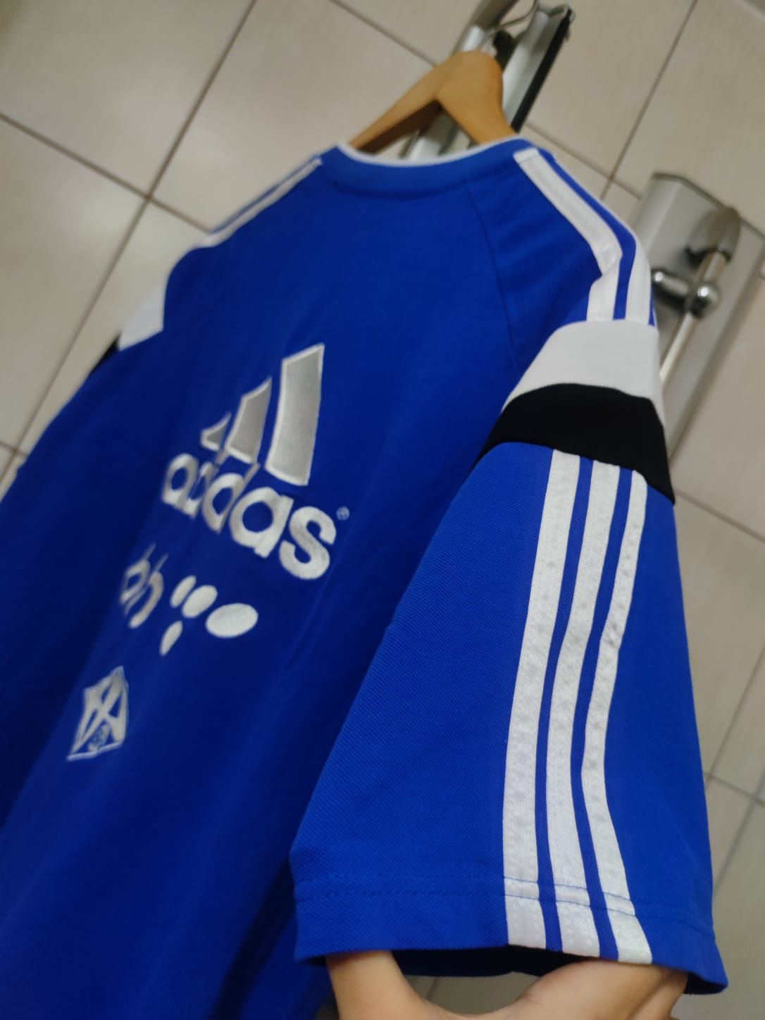 bluzka męska  koszulka t-shirt męski sportowa piłkarska XL XXL adidas